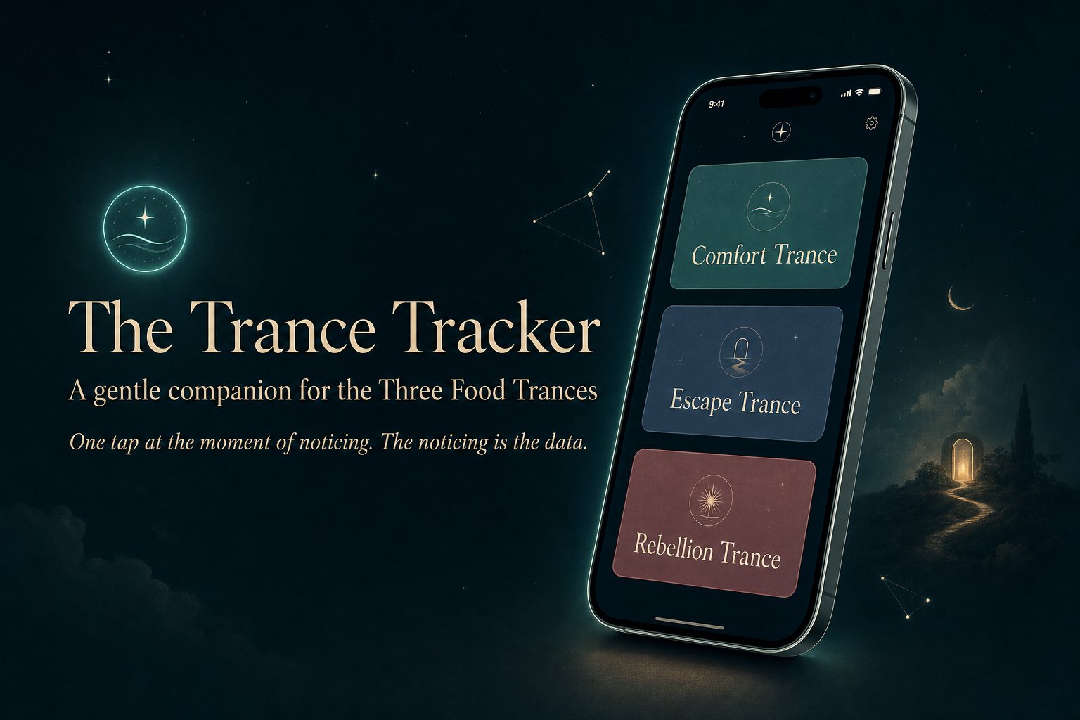 The Trance Tracker &mdash; a gentle companion for the Three Food Trances